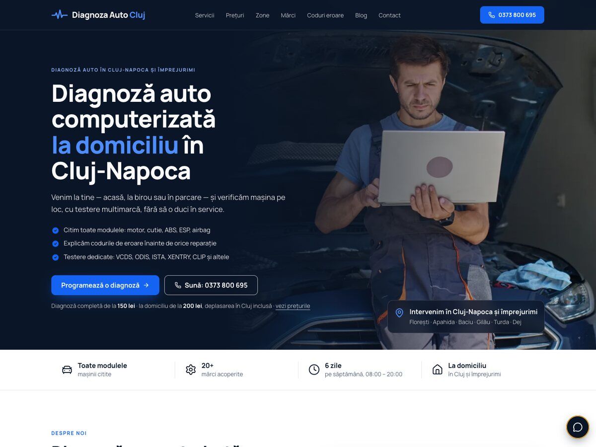 Diagnoză Auto Cluj, diagnoza-auto.com